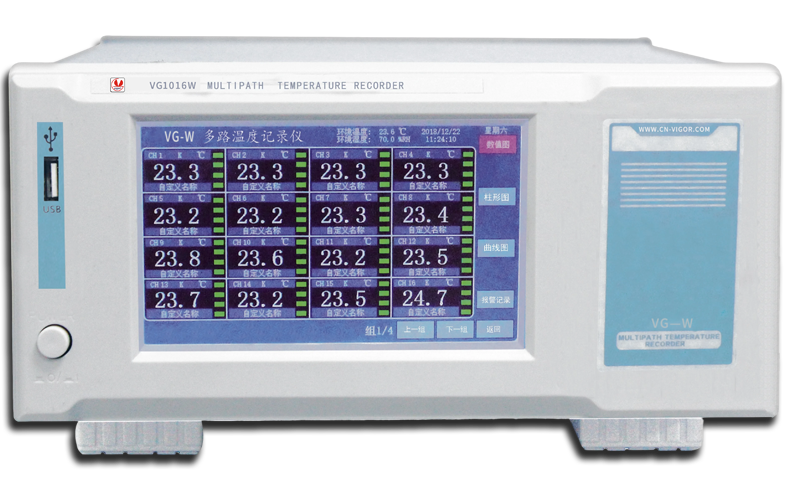 威格多路溫度測(cè)量?jī)x 溫升測(cè)試儀(VG1016W)廠家直銷(xiāo)，品質(zhì)保障插圖